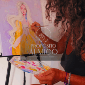 Registros akashicos con pintura canalizada  de tu alma